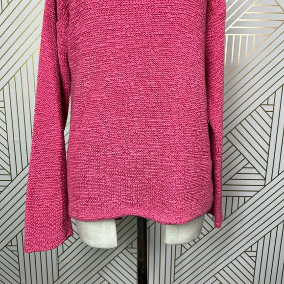 Eileen Fisher Vintage Cotton Knit Sweater in Pink Size US‎ Medium - Picture 4 of 9